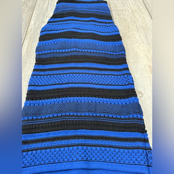 BEBE Knit Sweater Dress Bodycon with Back & Midriff Cutouts Halter - S/P (XSP) - Picture 6 of 9